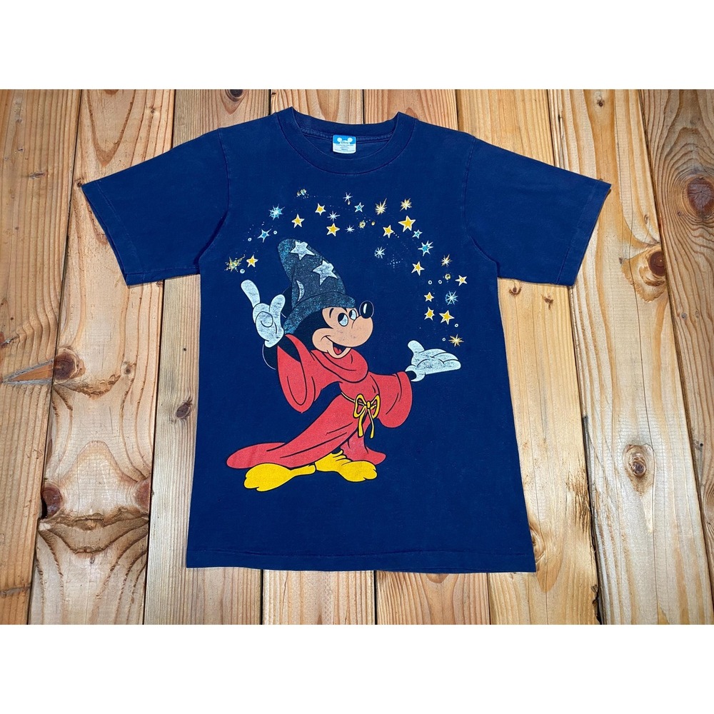 Vintage 1990s Mickey Mouse Sorcerers Apprentice Disney Fantasia T-Shirt